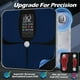 thumbnail image 3 of Báscula inteligente Lepulse con IMC, grasa corporal, masa muscular, pantalla grande de 4.68" con tendencia, báscula de composición de 22" de alta precisión con frecuencia cardíaca, báscula de baño con, 3 of 5