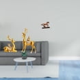 thumbnail image 2 of Figura decorativa de ciervo para escritorio, estilo Feng Shui, miniatura de caballo, escultura coleccionable moderna de resina, ideal para la oficina,, 2 of 8