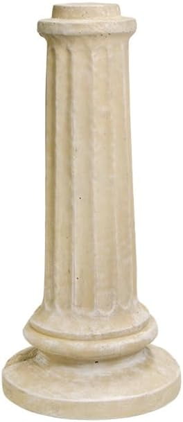 Solid Rock Stoneworks 2 Piece Collanade Birdbath - 26" Tall - Desert Sand Color