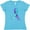 Aqua, variant on Inktastic Suicide Prevention Ribbon with Blue and Purple Hearts Women's V-Neck T-Shirt