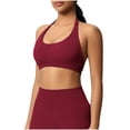 thumbnail image 2 of Ruimatai Women's Seamless Halter Sports Bra High Support Breathable Workout Top For Yoga And Fitness, 2 of 9