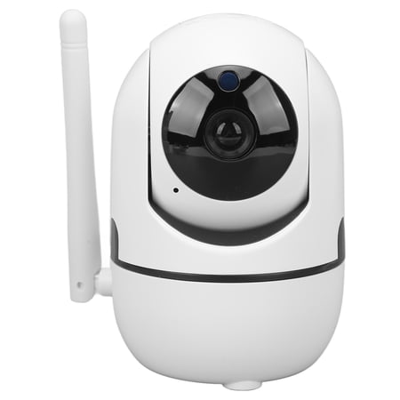 Rupoun 360 Degree Smart WiFi Security Camera 720P HD Household Surveillance Cam with Two-Way Audio and Micro SD Storage Support (US Plug 110-240V)