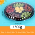 thumbnail image 3 of Bandeja para servir dividida con tapa, bandejas de plástico para frutas, para Buffet de fiesta, 10 Uds., 3 of 9