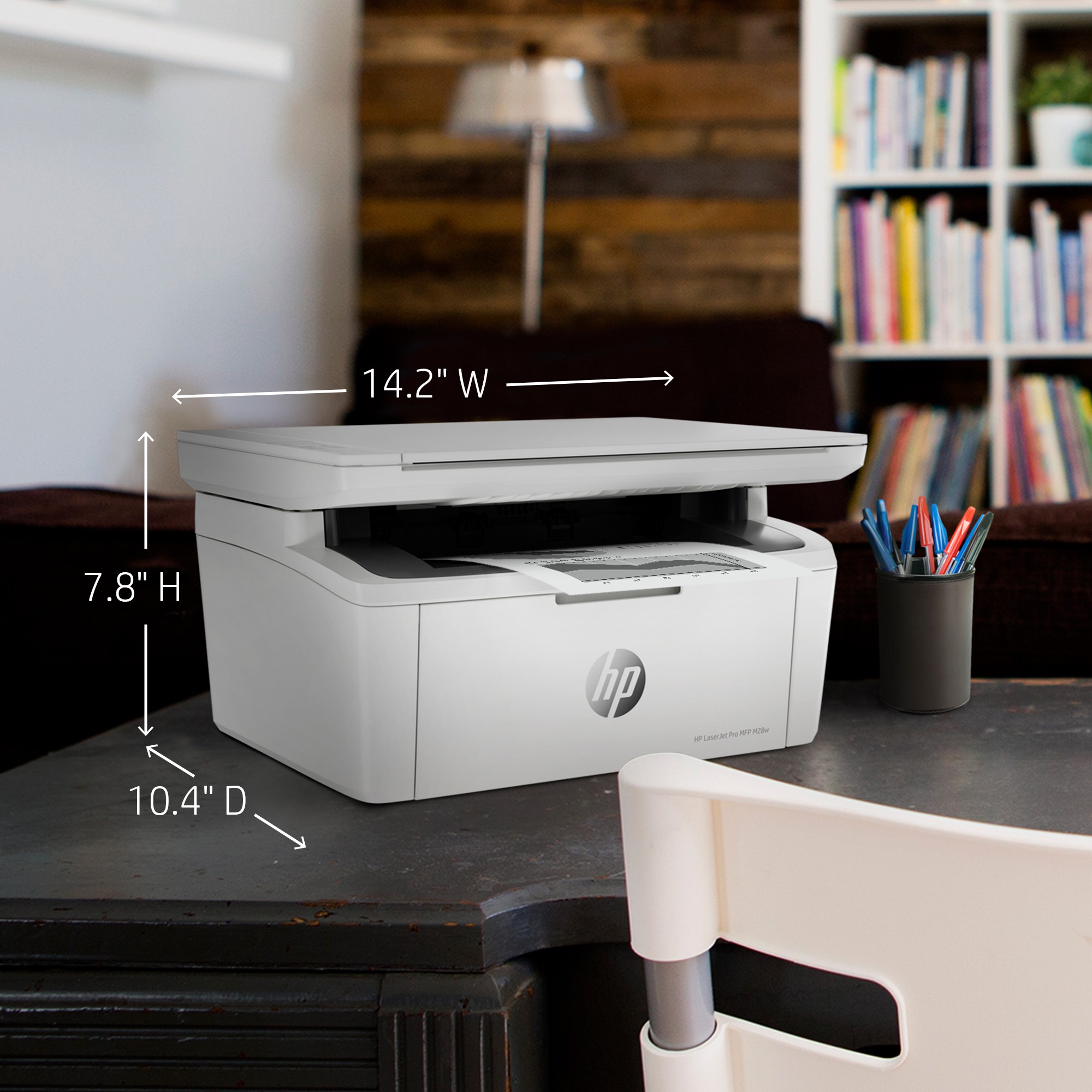 HP LaserJet Pro M28w All-in-One Wireless Laser Printer (W2G55A) - image 4 of 6