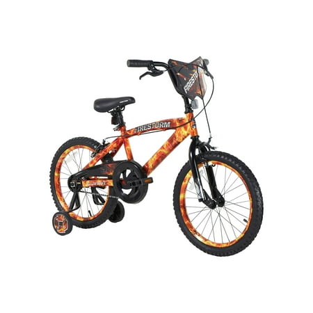 18" Dynacraft Firestorm Boys Bike, BMX, Ages 6-9, Durable Steel Frame