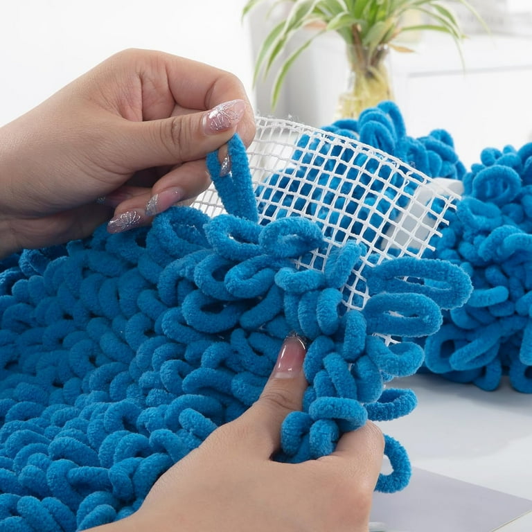 6/12/18/30 Skein Bulky Loop Yarn for Finger Knitting Soft,Off The