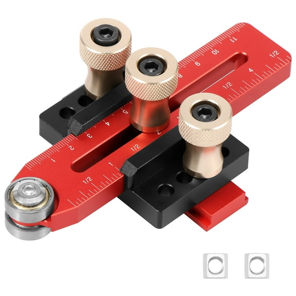 Thin Rip Table Saw Jig Aluminum Alloy Thin Rip Guide for Precise Cutting Practical Table Saw Accessory for Woodworking Project