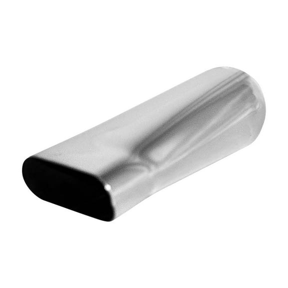 Brand New Polished Stainless Oval Slant Exhaust Tip 2 1/4" IN 4" X 1 3/4" Out