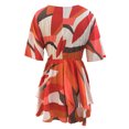 thumbnail image 5 of Mefallenssiah Mode Femmes Robes Décontractées Sexy Imprimées Été Sans Manches Poches Mini Robe, 5 of 5