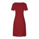 thumbnail image 4 of Vestido acampanado Vintage para mujer, moda informal, liso, manga corta, cuello redondo, plisado, ajustado, Sexy para mujer Pompotops  ghjkhdj12962, 4 of 5