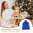 thumbnail image 4 of Uxcell Satin Drawstring Gift Bags for Jewelry, Candy, and Party Favors Dark Blue 4 x 6 Inch, 4 of 7