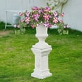 thumbnail image 5 of Artificial Fake Flowers Plants for Outdoor Decoration, Realistic Faux Petunias Silk Flower UV Resistant No Fade Floral for Home Outside Garden Balcony Yard Porch Indoor Decor, 1Pc(Pink,27x17"), 5 of 9