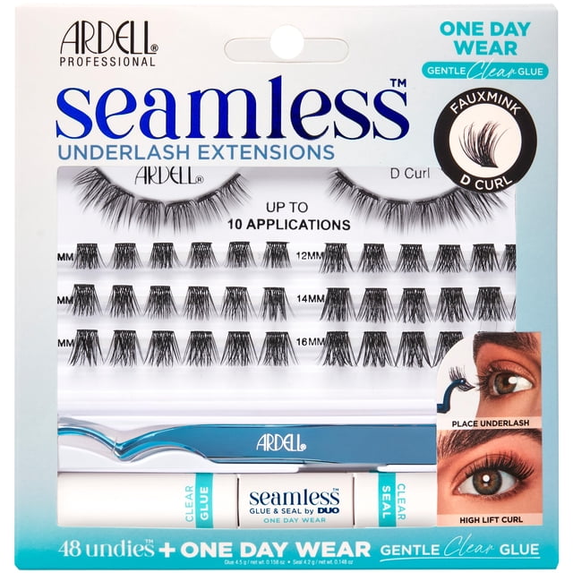 Kit de extensión de pestañas Ardell Seamless Underlash D Curl