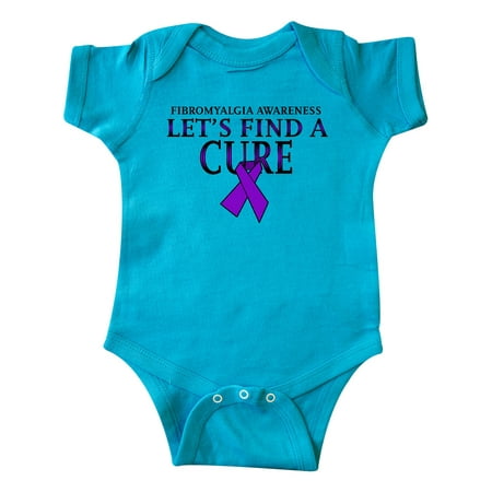 

Inktastic Fibromyalgia Awareness Let s Find a Cure with Purple Ribbon Gift Baby Boy or Baby Girl Bodysuit
