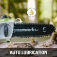 thumbnail image 5 of Greenworks 24 V 2,0 Ah Scie à Poteau de 8 Po + Taille-Haie à Poteau COMBO, 5 of 5