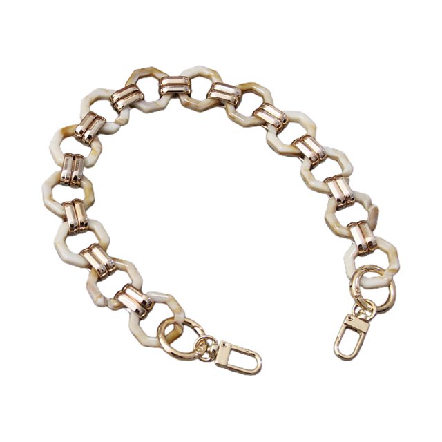 Cadena de repuesto desmontable para bolso cruzado, monederos, accesorios para bolsos Beige 15.75 pulgadas Zulema Cadena de repuesto