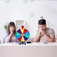 thumbnail image 3 of 12in Tabletop Prize Wheel Spinning Dry Erase Wheel for Game with Pen and Eraser Carnival Games Lottery Rotating Plate, 3 of 8