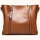 thumbnail image 5 of Bolsas De Mano Bolso De Hombro Compuesto De Pu Para Mujeres Duraderas Con Cremallera Color Sólido Compras Para Damas Likrtyny Para Estrenar, 5 of 7