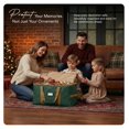thumbnail image 2 of Keepsakes Adjustable Ornament Storage Bag – Heavy-Duty Polyester, Padded Dividers & FlexGrid Trays – Protective Organizer with Handles & Label Window, Green, 2 of 7