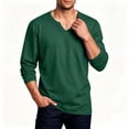 thumbnail image 4 of Mens Athlete Tops Long Sleeve Shirts for Men V Neck Solid Color Breathable Pullover Shirts Stylish Notched Loose Casual Workout Shirts For Gym Running, 4 of 6