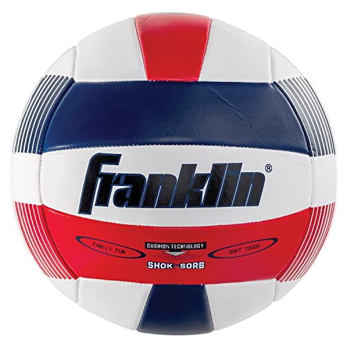 Voleibol Franklin Sports Super Soft Spike rojo/blanco/azul