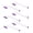 0.5mm purple, variant on WINDLAND 6Pcs Auto Fading Fabric Marker Pen Air Erasable Fabric Pen with Fine Tip and Quick Dry for Sewing Tailoring Project