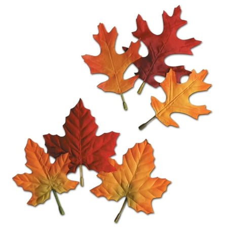 Assorted Leaves - Club Pack 288 Assorted Fall Fun Festive Autumn Leaves Cutout Decorations 5.5