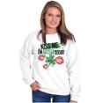 thumbnail image 4 of Kiss Me I'm Irish St Patrick's Day Women Crewneck Sweatshirt Brisco Brands S, 4 of 5