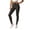 Gray, variant on Yoga Pants for Womens - High Elastic Waist Solid Color Sport Workout Tight Long Pants M