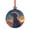 Round Shape, variant on Hirioo Starry Sky Cloud Puppy for Acrylic Christmas Pendant Hanging Christmas Tree Ornaments, Car, Home, Office Gift Decor-Round Shape