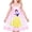 Pink, variant on Girls Dress Princess Nightgown Sleepwear Summer Pajama Bow Tie 3 Years