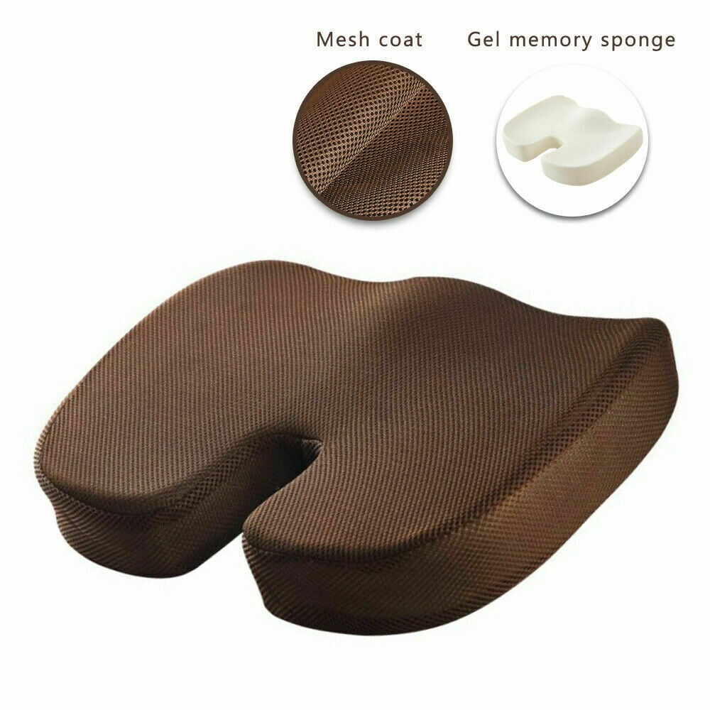Seat Cushion Gel Memory Foam Chair Butt Pillow Car Office Computer Des –  For all of us