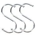 thumbnail image 1 of serony 15pcs Anti-Rust S Shape Hook Metal Hanger for Kitchen Pan Wall Mounted Pot Rack Tool, 1 of 9