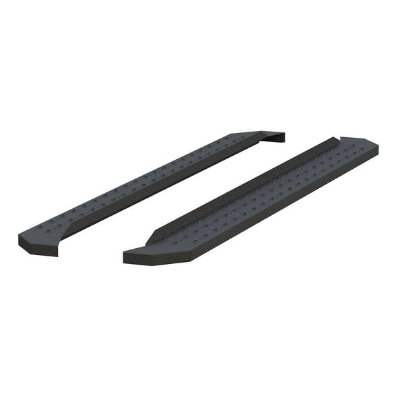 RidgeStep 6-1/2" x 85" Black Steel Running Boards (No Brackets) Fits select: 2019 FORD F150 SUPERCREW, 2015-2017 TOYOTA TACOMA