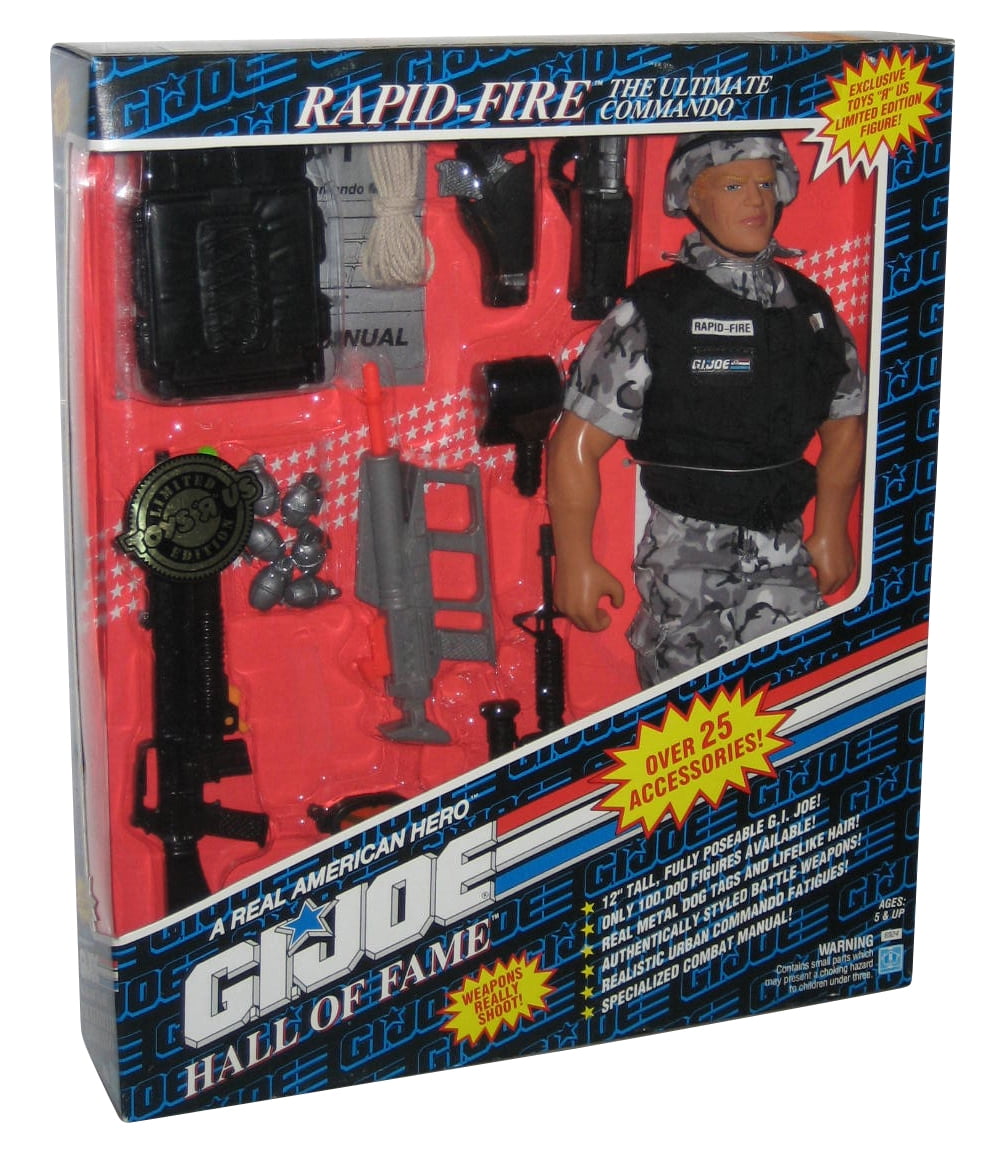 GI Joe Hall of Fame RapidFire The Ultimate Commando 12" Figure