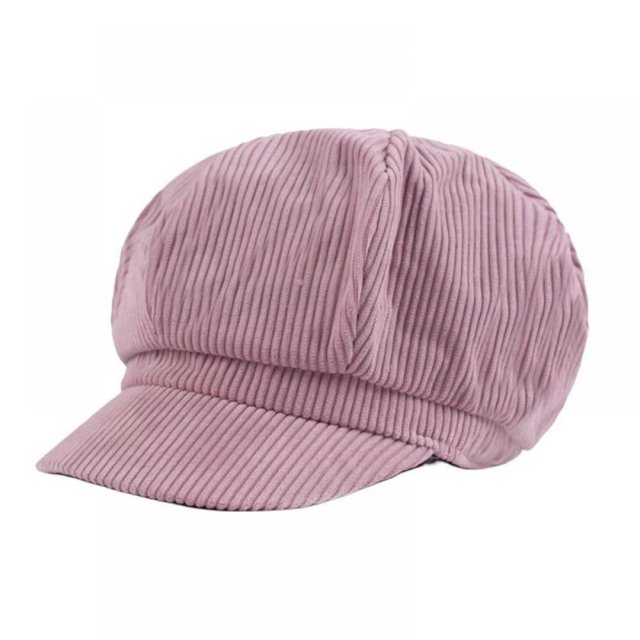 MesaSe Fashion Dome Berets For Women Cotton Retro Octagonal Cap Spring Autumn Outdoor All-Matching Peaked Cap