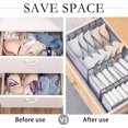 thumbnail image 5 of 3PCS Drawer Organizers for Clothing, Wardrobe Clothes Organizer for Drawers Folded Clothes Storage Bins Mesh Storage Compartment, 5 of 5