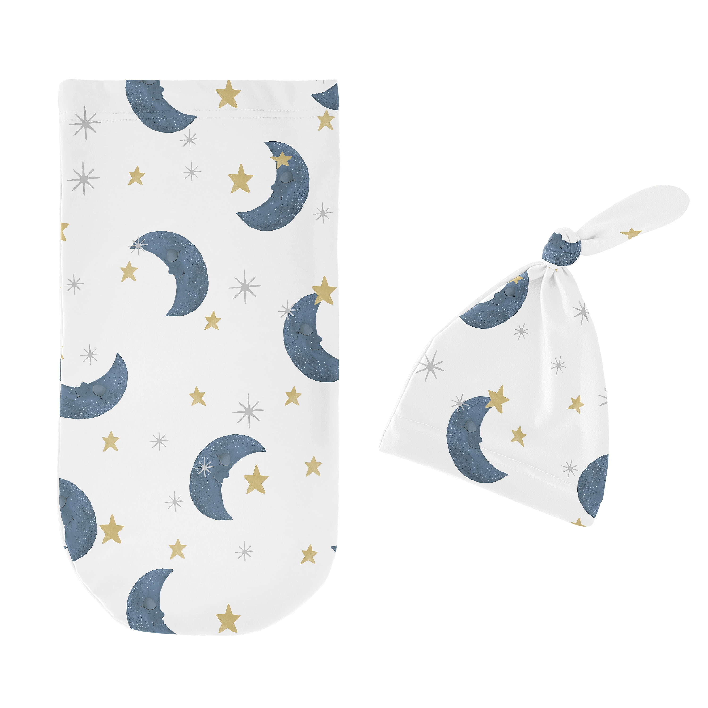 Moon Bear Baby Cocoon and Beanie Hat Sleep Sack Set by Sweet JoJo Designs