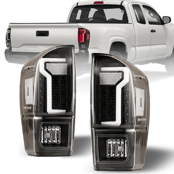 Winjet Compatible With 2016 2017 2018 2019 2020 2021 2022 Toyota Tacoma] LED Glow Bar Running Tail Lights