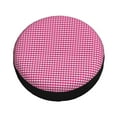 thumbnail image 3 of Bingfone Pink Gingham Spare Tire Cover Weatherproof Universal Wheel Protectors For Rv Camper Travel Trailer Suv Truck 16 Inch, 3 of 9