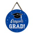 thumbnail image 2 of Fasiaou Wooden Graduation Party Decoration Door Plaque Congratulates Graduation Season Decoration Hanging Circular Plaque/house/A Gift, 2 of 7