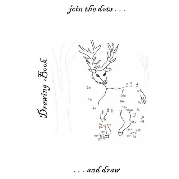 join the dots ... and draw: drawing book (Paperback)