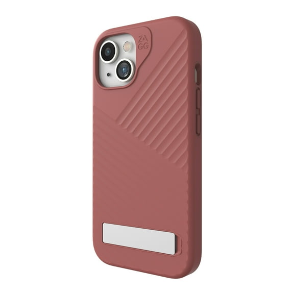 ZAGG Denali Snap iPhone 15 Case with Kickstand for Phone - Drop Protection (16ft/5m) Dual Layer Textured Cell Phone Case for iPhone 15 No-Slip Design MagSafe Phone Case