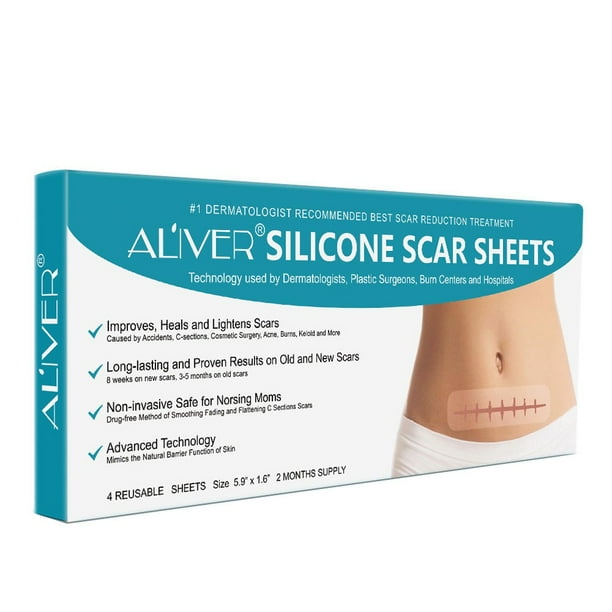 Scar Away Silicone Gel Sheet Medical Patch Cesarean Marks Removal Scar