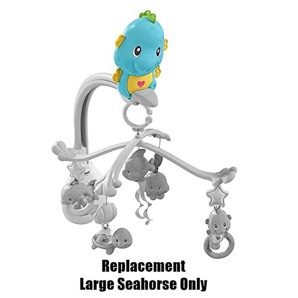 Replacement Part for Fisher-Price 3-in-1 Soothe and Play Seahorse Mobile Toy - DFP12   Replacement Large Seahorse