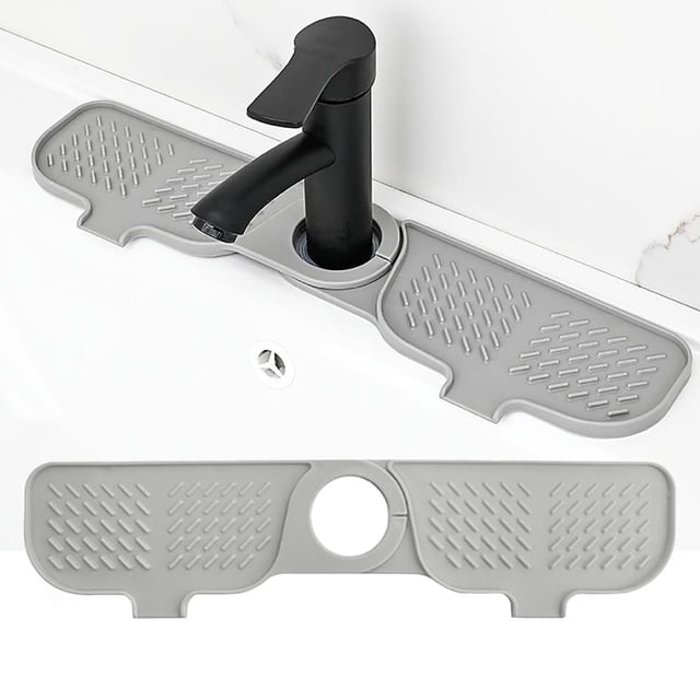 Feltree Kitchen and Bathroom Universal Faucet Pad Aperture Sink Storage Rack Proof and Water Accumulation Proof