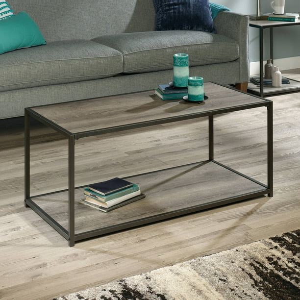Mainstays Metro Coffee Table Grey Oak Walmart Com Walmart Com
