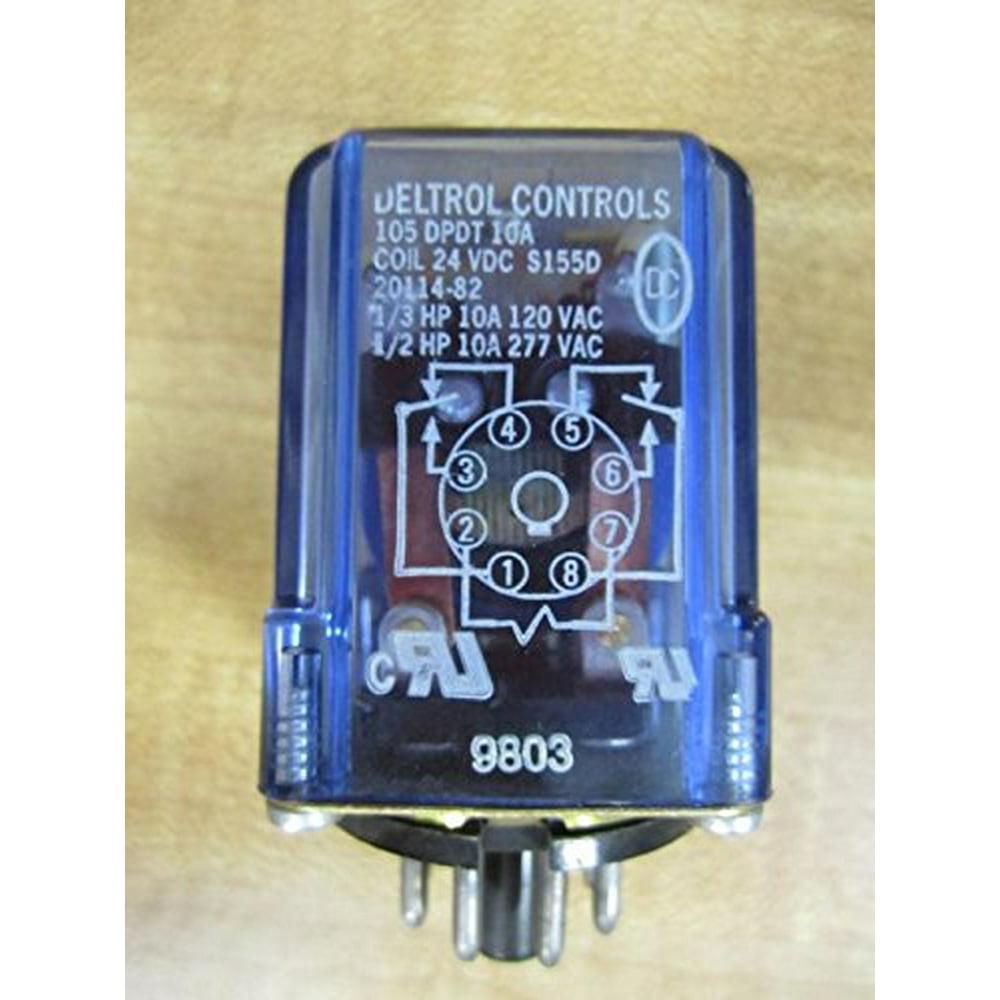 Deltrol Controls 2011482 DPDT 24VDC RELAY