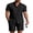 Black, variant on 2 Piece Set for Men Cruise Outfits Set Mens Summer Vacation Outfit Short Sleeve Button Down Shirts