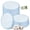 (Blue), variant on 30 Pcs Natural Fiber Round Makeup Remover Pads, Washable Reusable Face Pads Cloth Rounds, Facial Cleansing Pads Wipes for All Skin Types Travel (5 Color)